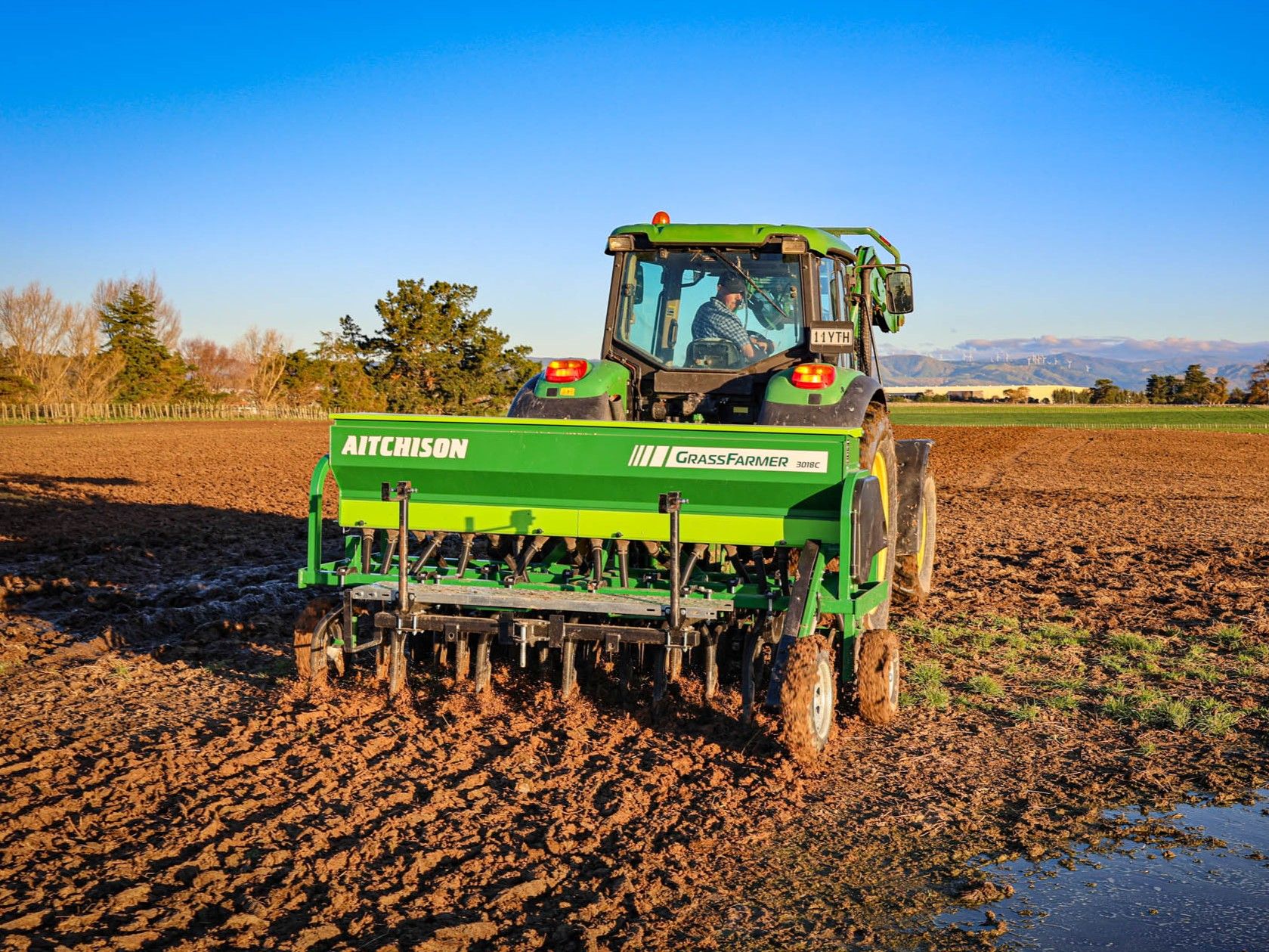Direct drilling with the GrassFarmer® into a sprayed paddock for fast, reliable pasture renewal.